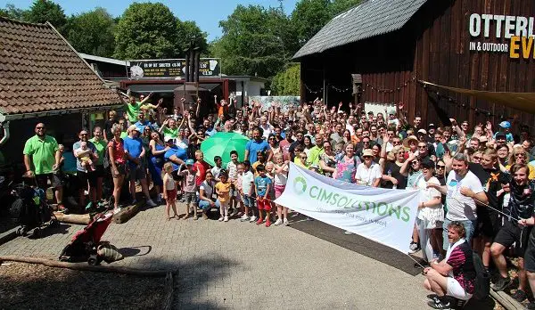 Groepsfoto van de CIMSOLUTIONS sportdag