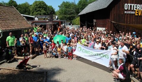 Groepsfoto van de CIMSOLUTIONS sportdag